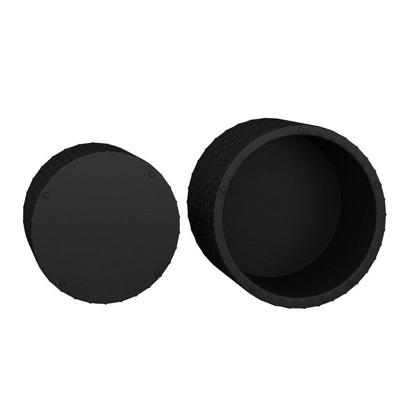 Ensemble de tables basses gigognes élégant et minimaliste avec motif nid d'abeille, table basse ronde moderne, table basse circulaire style tambour