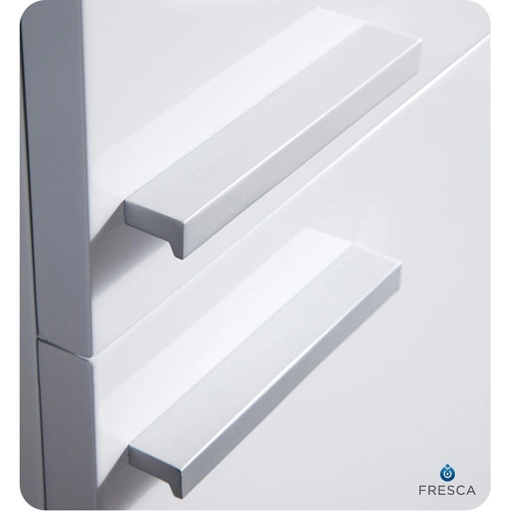 Fresca 27 Armoire de salle de bain murale avec deux zones de rangement