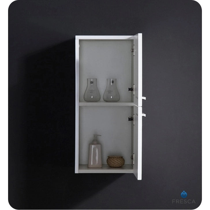 Fresca 27 Armoire de salle de bain murale avec deux zones de rangement