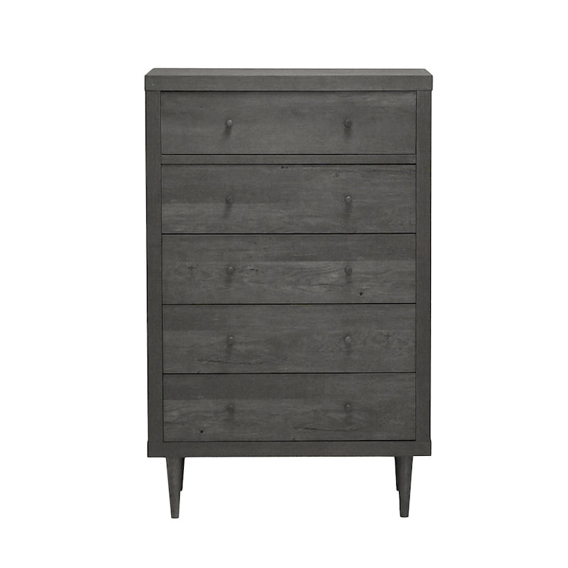 Commode à 5 tiroirs Nystrom Mid-Century Modern par