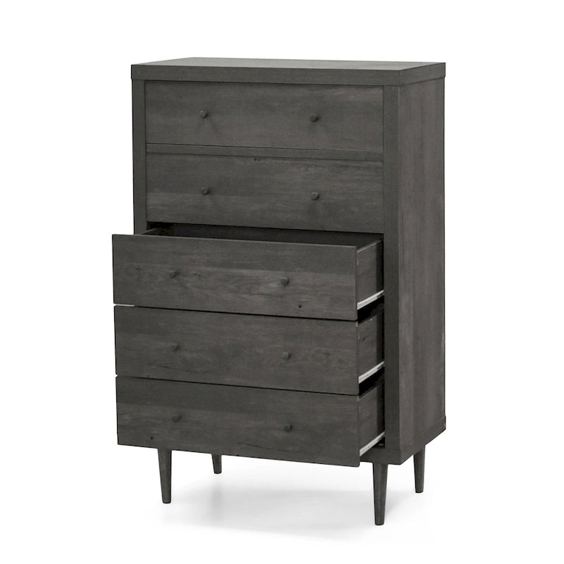 Commode à 5 tiroirs Nystrom Mid-Century Modern par