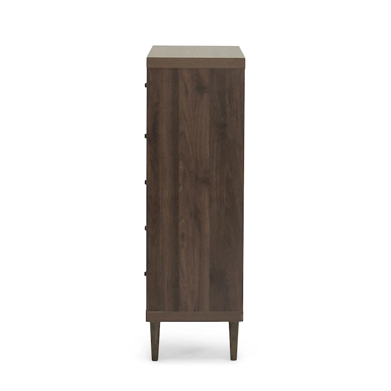 Commode à 5 tiroirs Nystrom Mid-Century Modern par