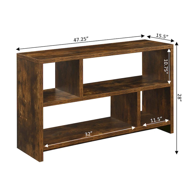 Meuble TV console Northfield de 55 pouces avec étagères