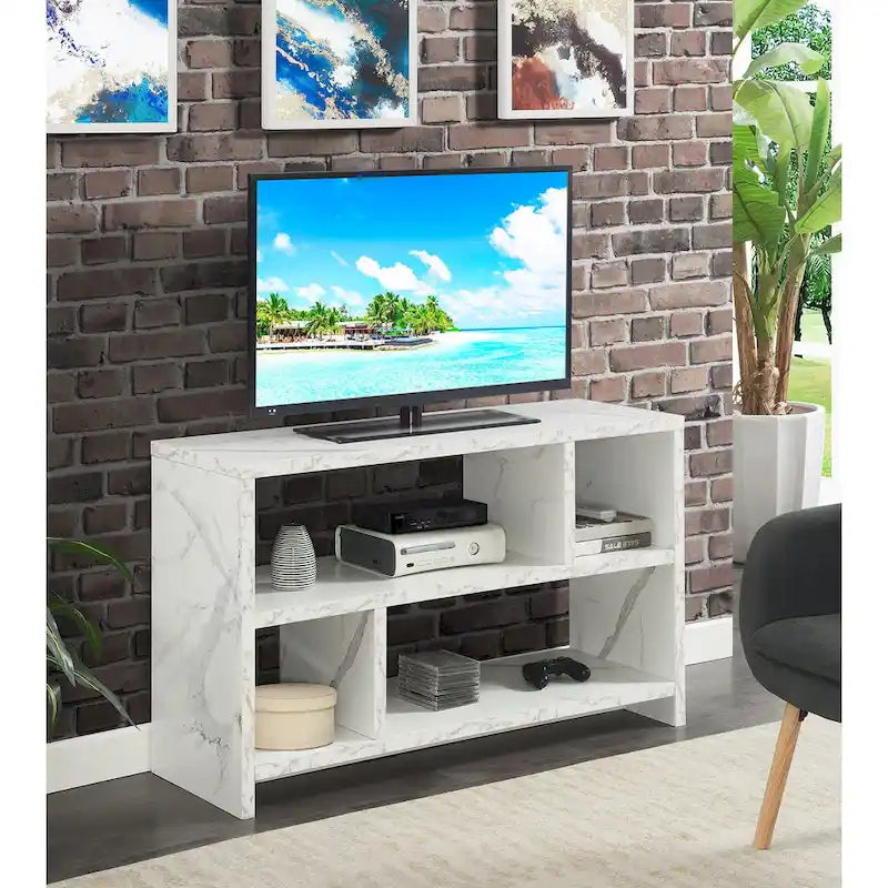 Meuble TV console Northfield de 55 pouces avec étagères