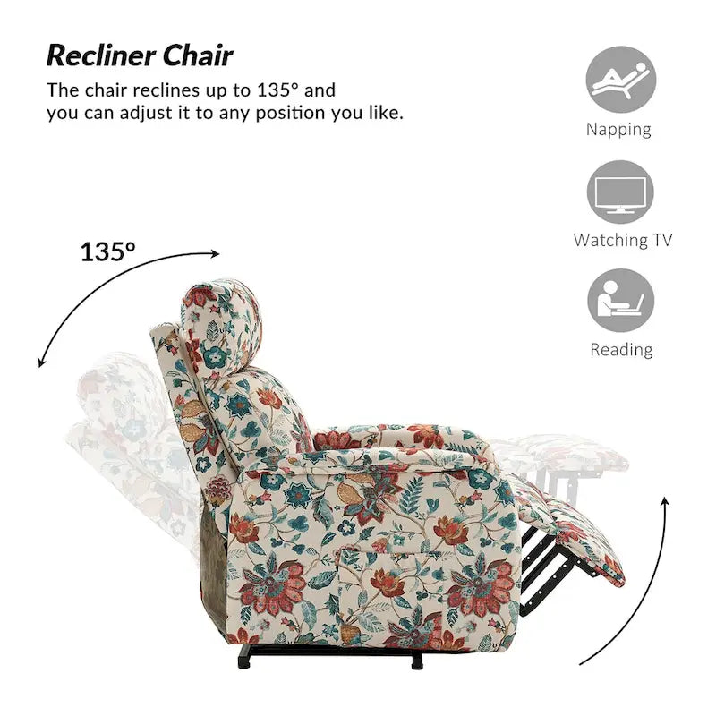 Fauteuil inclinable motorisé Elisa Power (lot de 2) avec base métallique