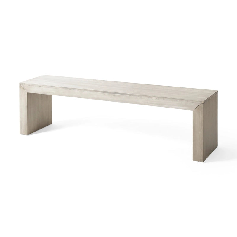 Banc de salle à manger Pannell Farmhouse en bois d'acacia par