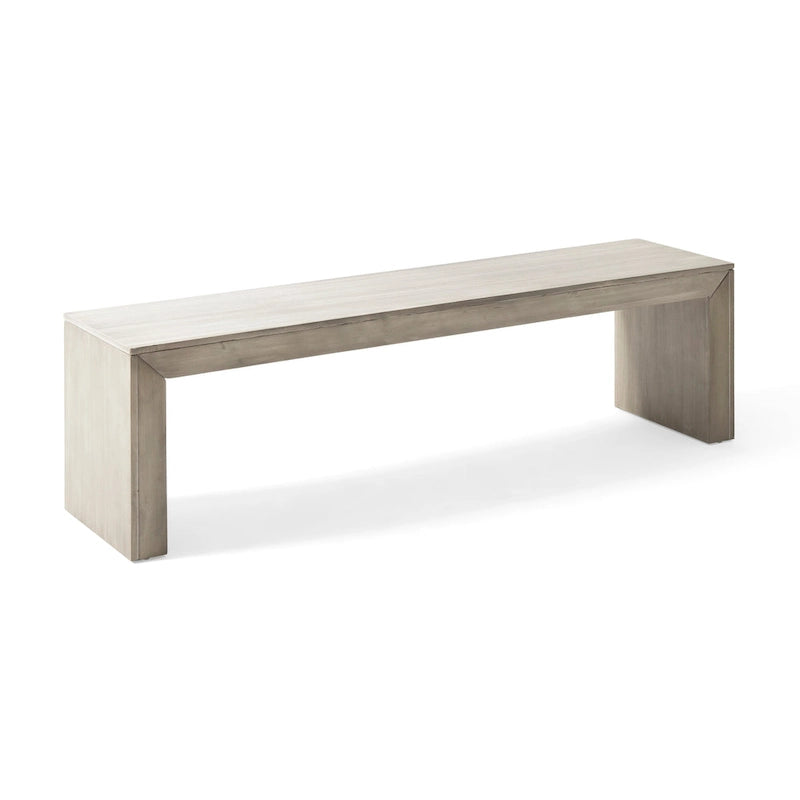 Banc de salle à manger Pannell Farmhouse en bois d'acacia par