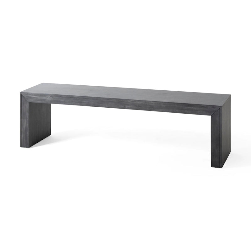 Banc de salle à manger Pannell Farmhouse en bois d'acacia par