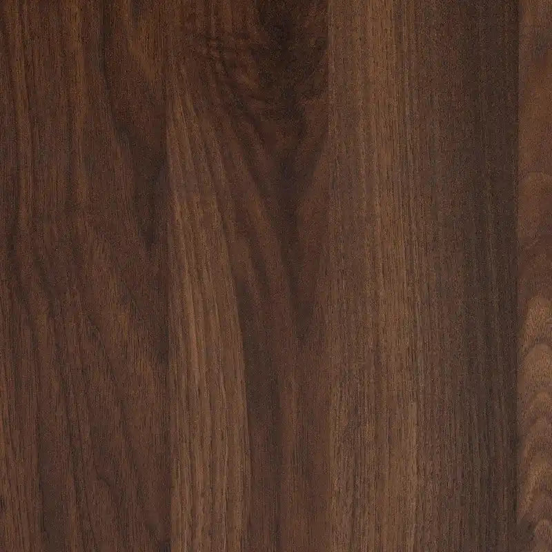 Table basse Graceland mi-siècle moderne de transition en bois au fini noyer avec 2 tiroirs