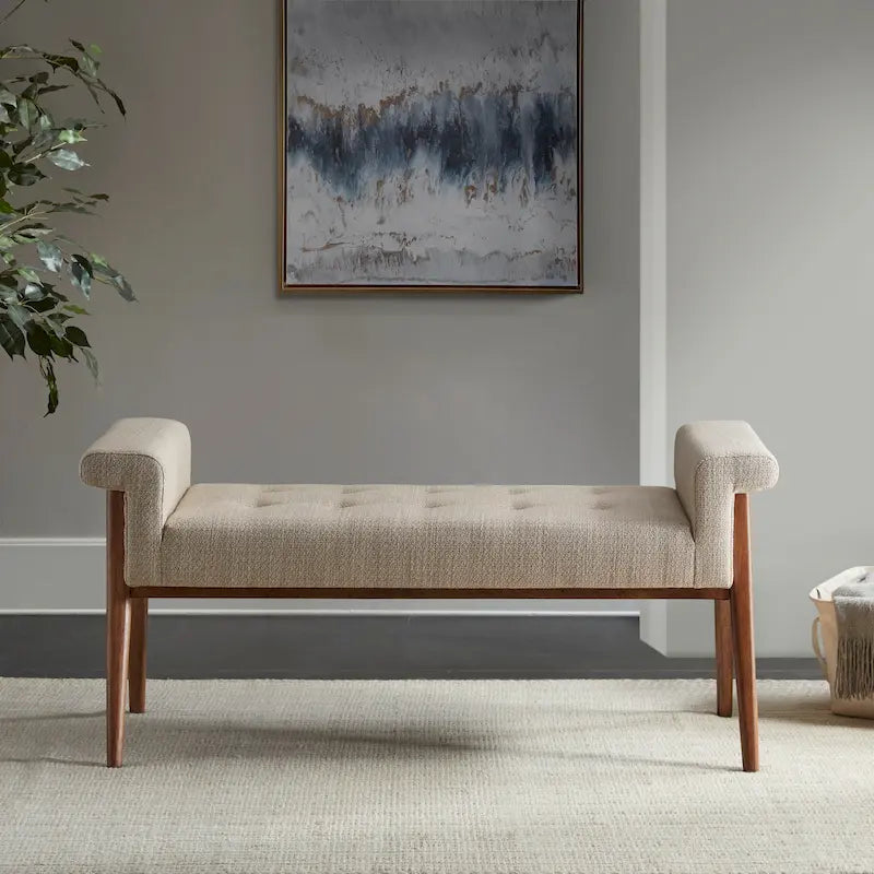 Banc d'appoint Mason Tan par
