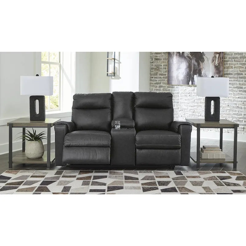 Canapé inclinable Signature Design by Barnsana avec console