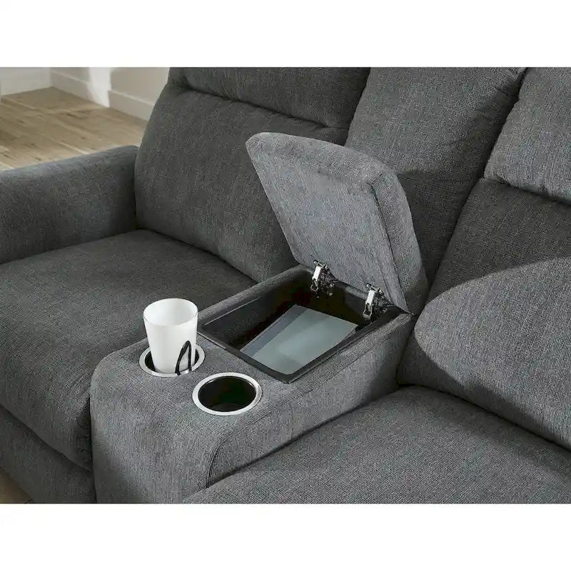 Canapé inclinable Signature Design by Barnsana avec console