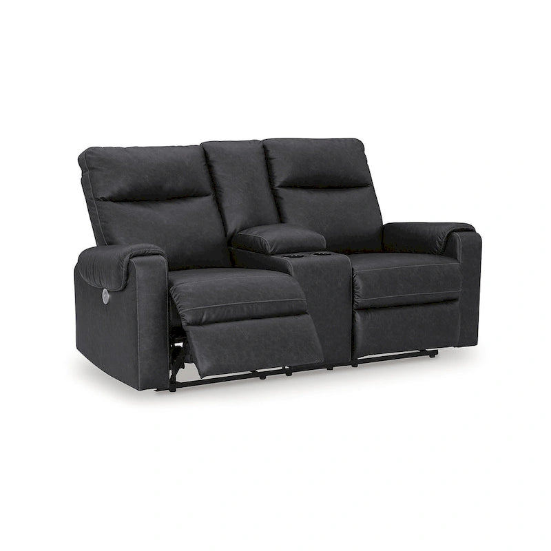 Canapé inclinable Signature Design by Barnsana avec console