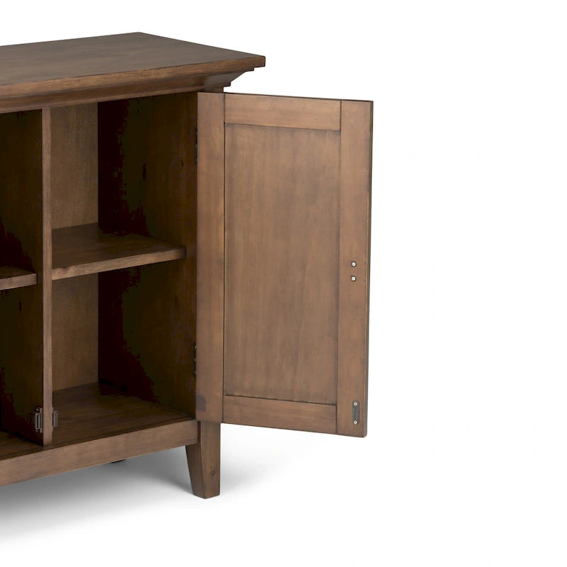 Meuble de rangement bas TRANSITIONNEL en BOIS MASSIF Mansfield de 32 po de largeur - 32 larg. x 14 prof. x 31 haut.