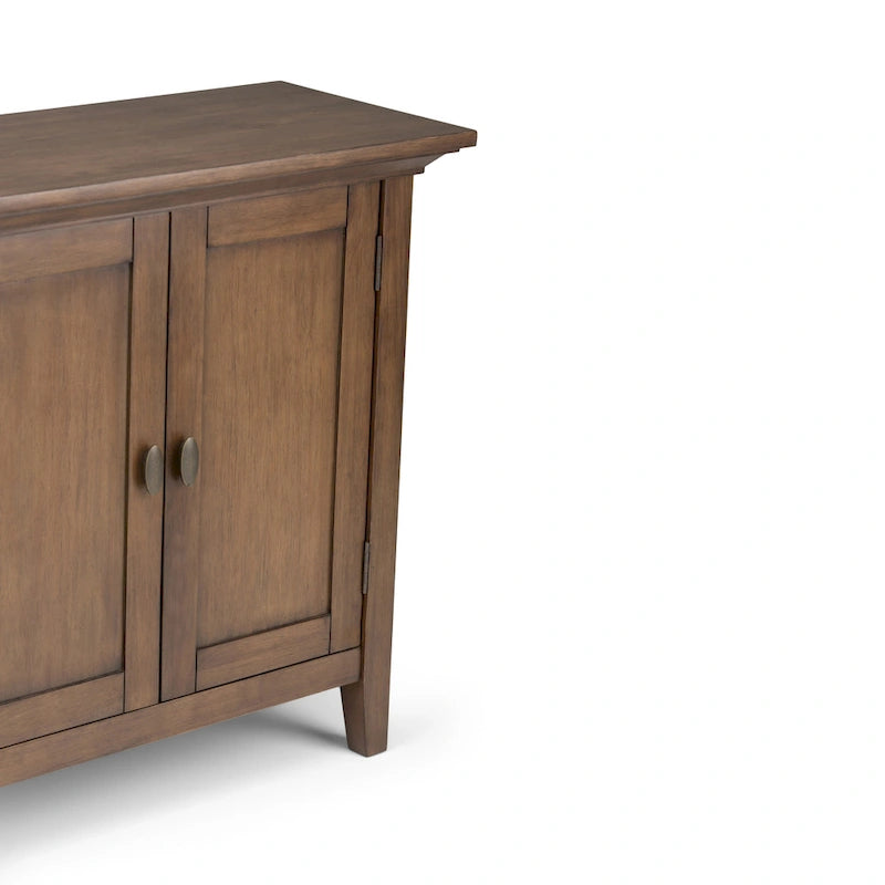 Meuble de rangement bas TRANSITIONNEL en BOIS MASSIF Mansfield de 32 po de largeur - 32 larg. x 14 prof. x 31 haut.