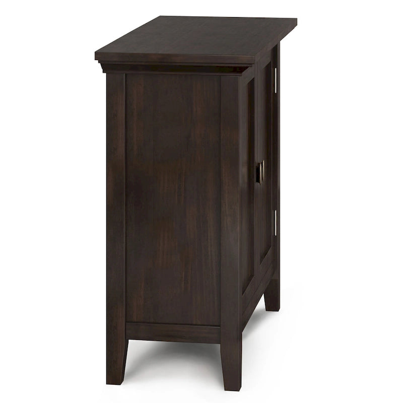 Meuble de rangement bas TRANSITIONNEL en BOIS MASSIF Mansfield de 32 po de largeur - 32 larg. x 14 prof. x 31 haut.