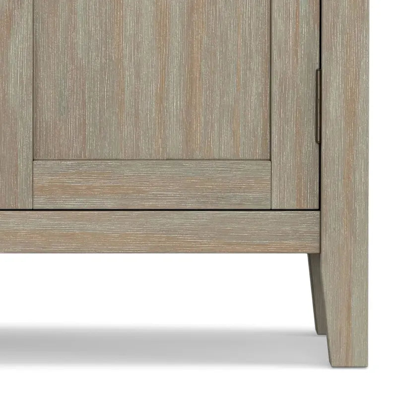Meuble de rangement bas TRANSITIONNEL en BOIS MASSIF Mansfield de 32 po de largeur - 32 larg. x 14 prof. x 31 haut.
