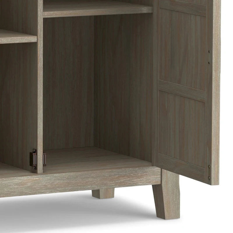 Meuble de rangement bas TRANSITIONNEL en BOIS MASSIF Mansfield de 32 po de largeur - 32 larg. x 14 prof. x 31 haut.