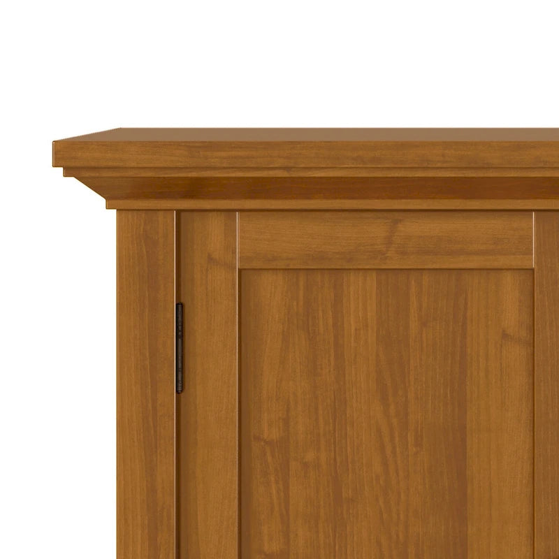Meuble de rangement bas TRANSITIONNEL en BOIS MASSIF Mansfield de 32 po de largeur - 32 larg. x 14 prof. x 31 haut.