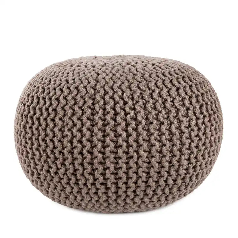 Pouf rond Asilah d'intérieur et d'extérieur – 20x20x14