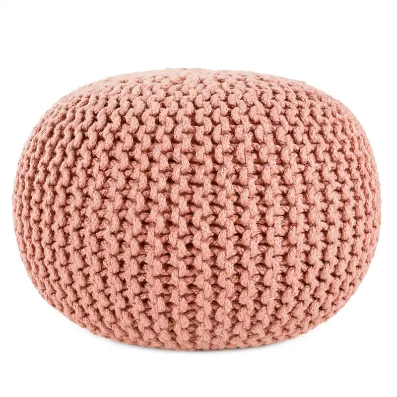 Pouf rond Asilah d'intérieur et d'extérieur – 20x20x14