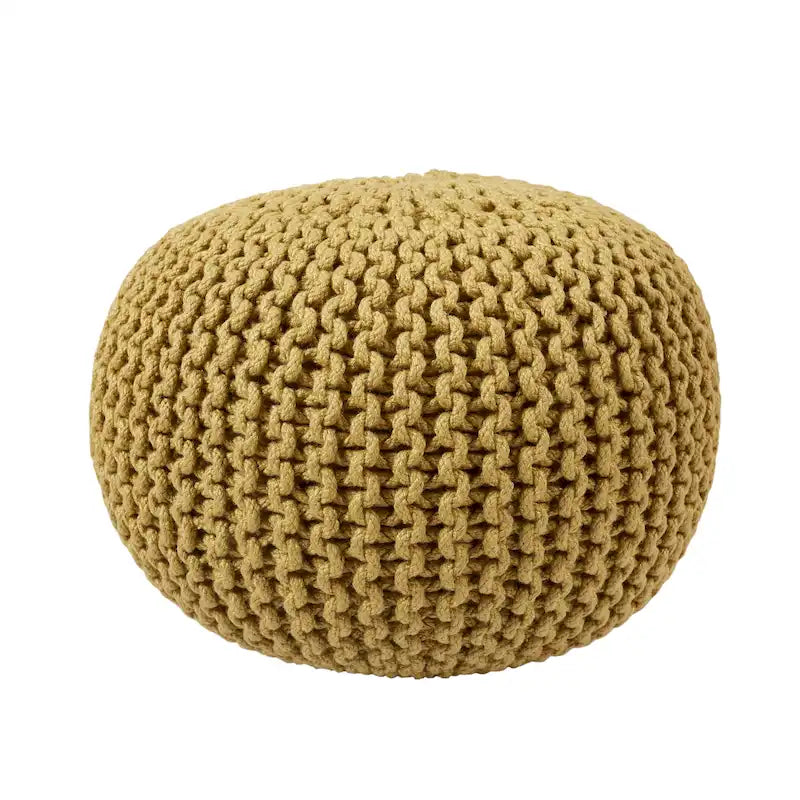 Pouf rond Asilah d'intérieur et d'extérieur – 20x20x14