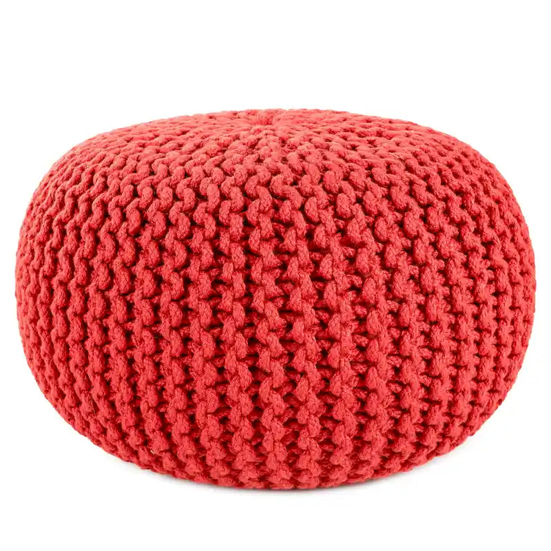 Pouf rond Asilah d'intérieur et d'extérieur – 20x20x14