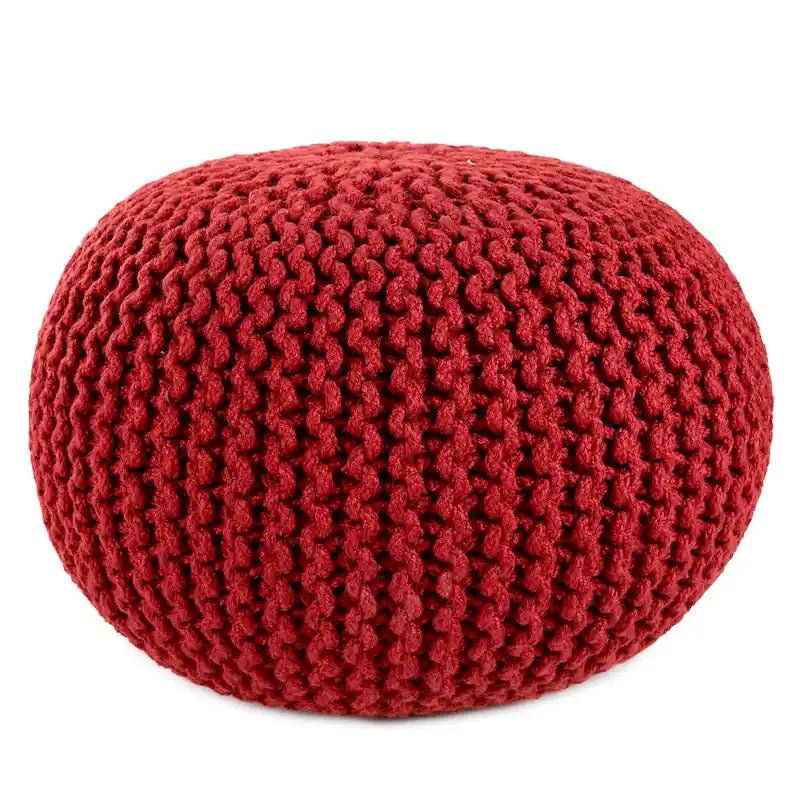 Pouf rond Asilah d'intérieur et d'extérieur – 20x20x14