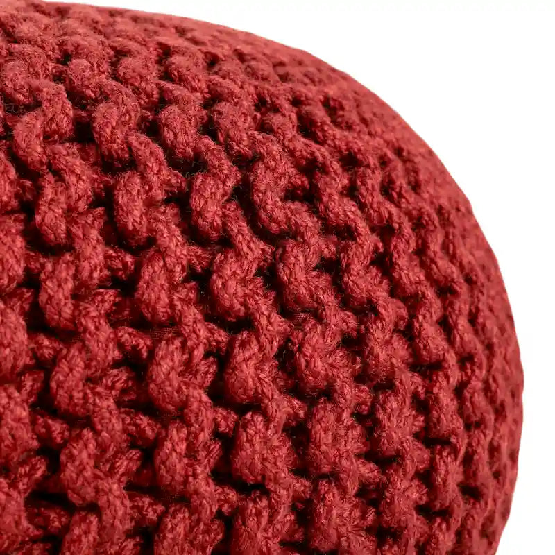 Pouf rond Asilah d'intérieur et d'extérieur – 20x20x14