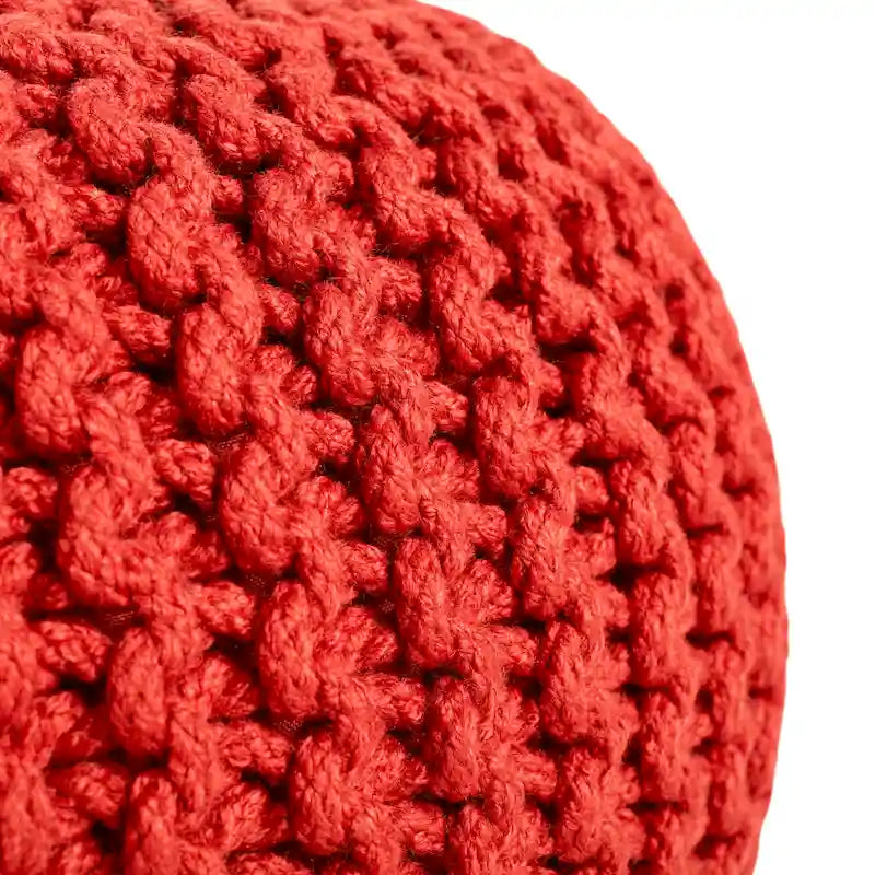 Pouf rond Asilah d'intérieur et d'extérieur – 20x20x14