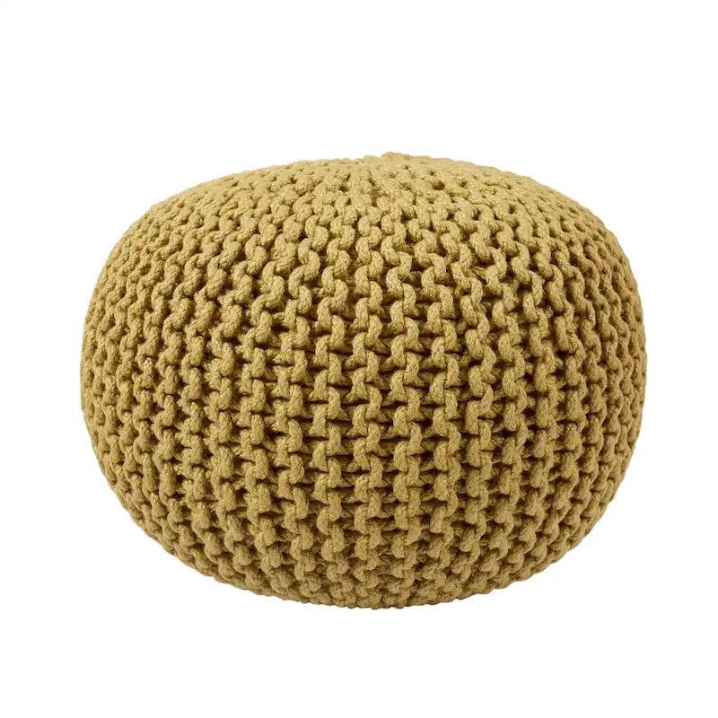 Pouf rond Asilah d'intérieur et d'extérieur – 20x20x14