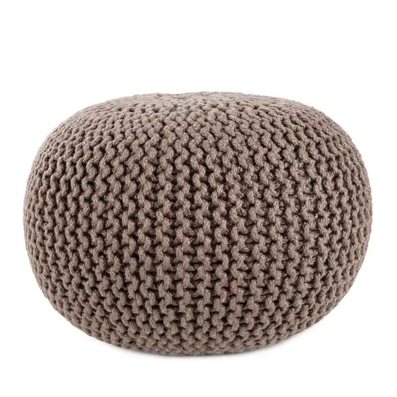 Pouf rond Asilah d'intérieur et d'extérieur – 20x20x14