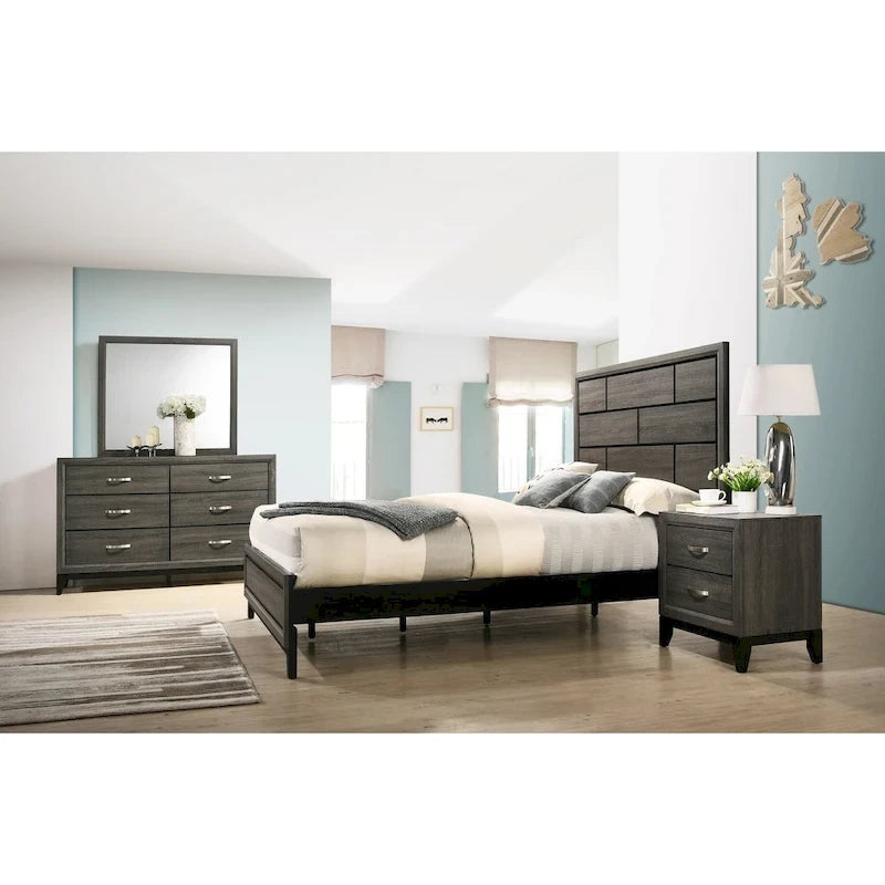 Chambre à coucher 5 pièces contemporaine Stout
