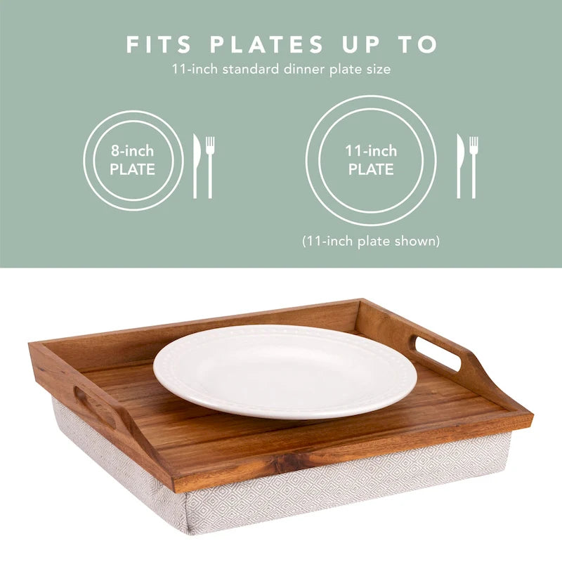Lot de paniers Rossie Home avec 2 plateaux pour ordinateur portable