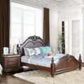 Diva Traditional Cherry Solid Wood 2-Piece Poster Bedroom Set by 