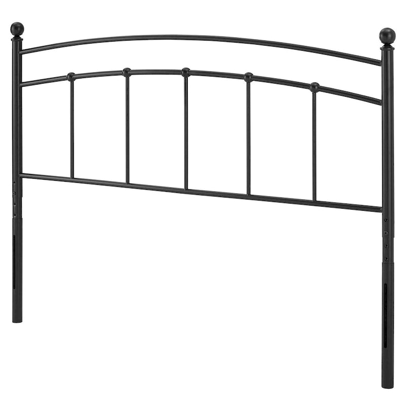 Tête de lit Tyler en métal noir grand format
