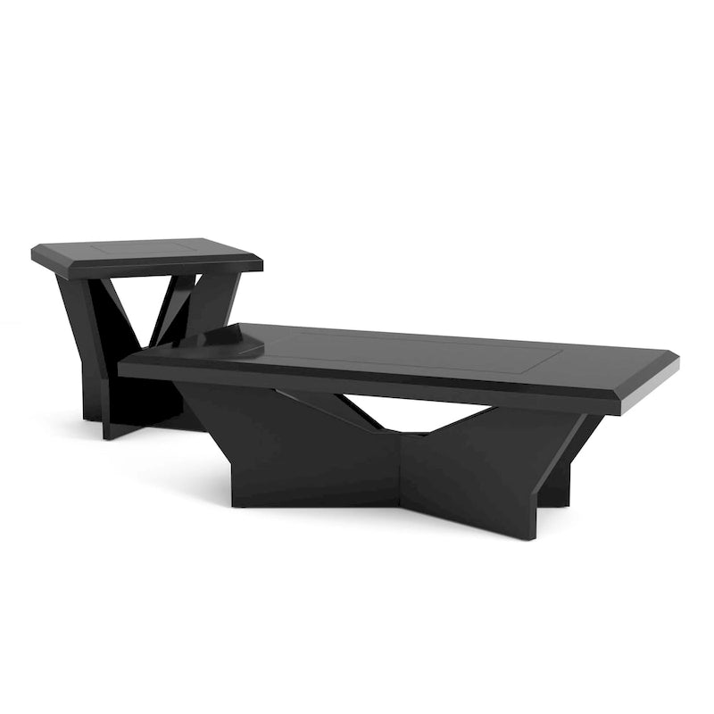 Ensemble de 2 tables basses et tables d'appoint contemporaines Ameena par