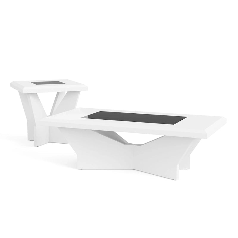 Ensemble de 2 tables basses et tables d'appoint contemporaines Ameena par