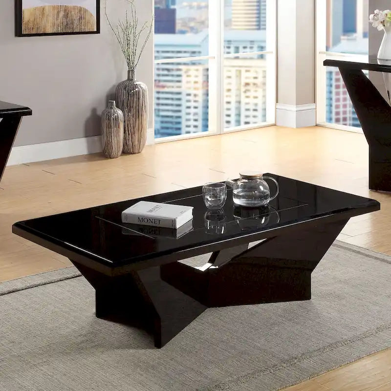 Ensemble de 2 tables basses et tables d'appoint contemporaines Ameena par