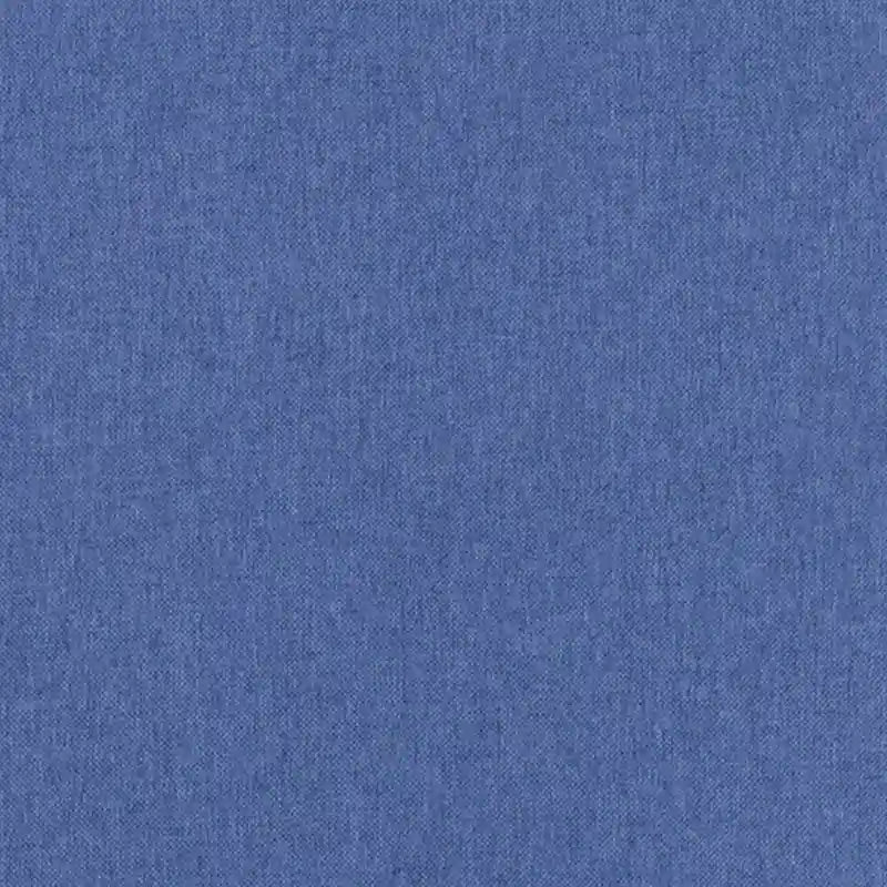 Chaise de banquet empilable à dossier en forme de couronne, en acier/tissu bleu (Lot de 4)
