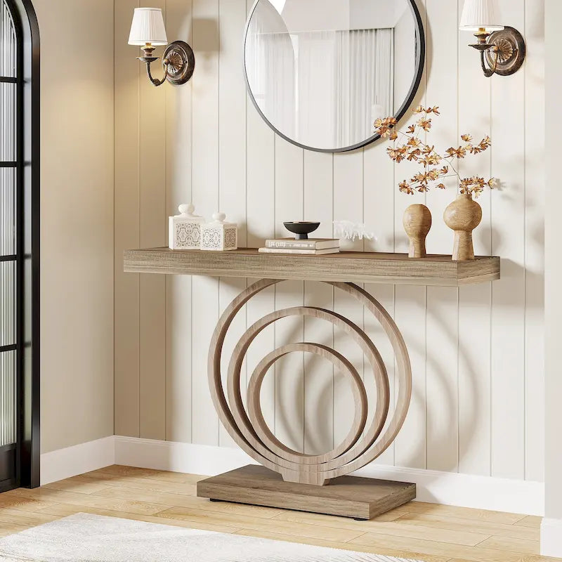 Table console d'entrée de 41 pouces, table d'appoint pour entrée de salon