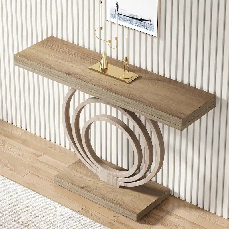 Table console d'entrée de 41 pouces, table d'appoint pour entrée de salon