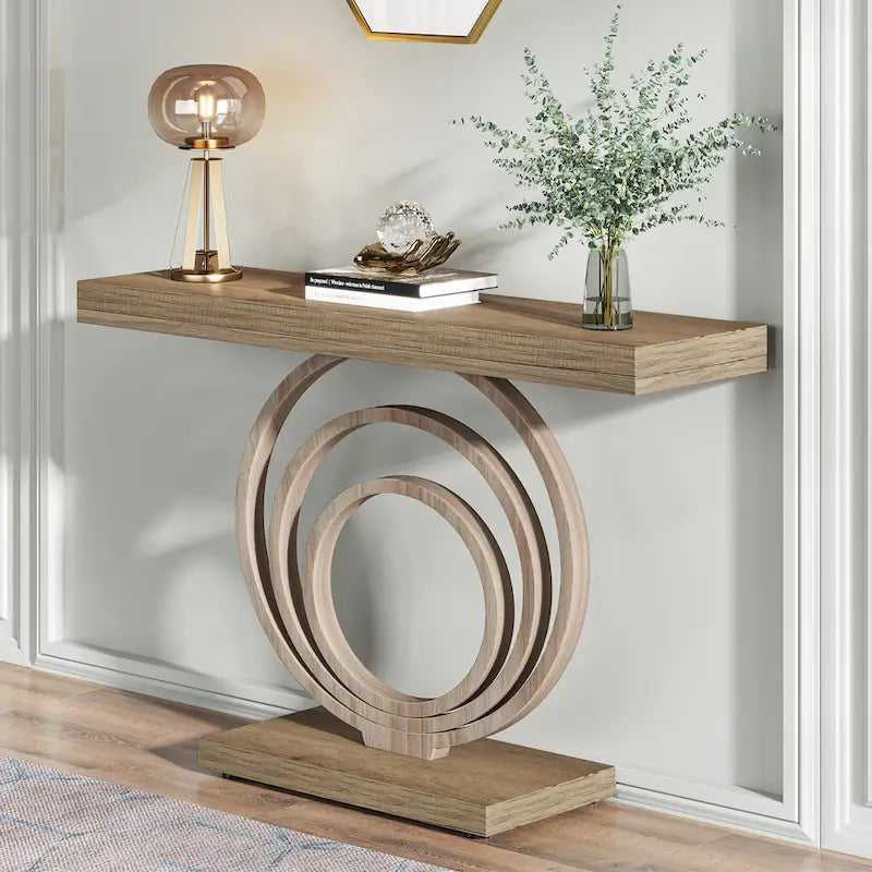 Table console d'entrée de 41 pouces, table d'appoint pour entrée de salon