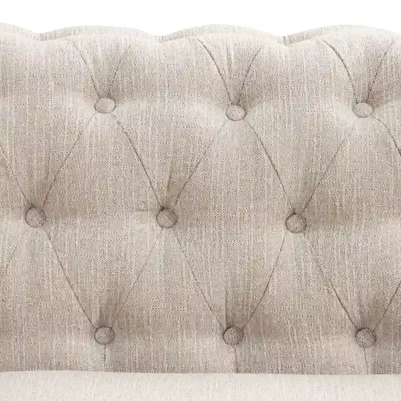 Fauteuil Chesterfield capitonné