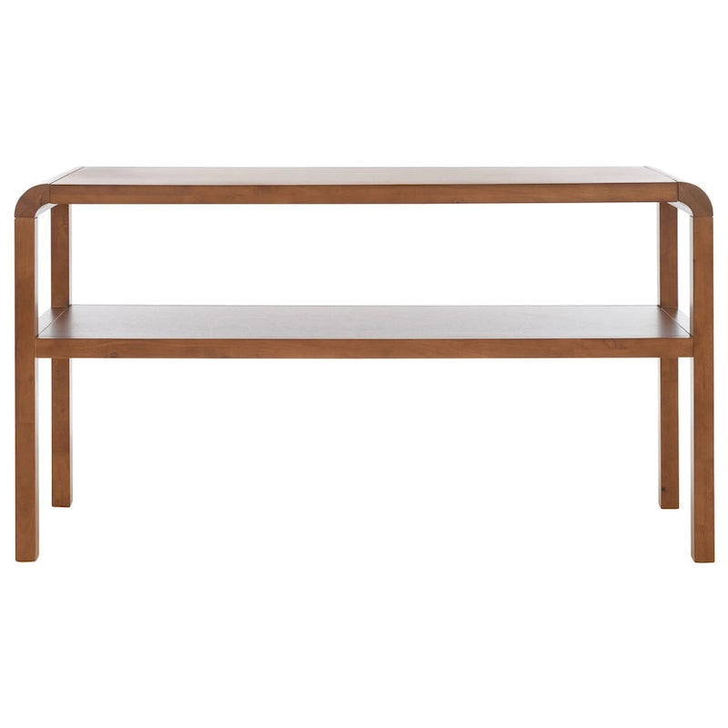 Console 2 étages Maybell – 32 L x 15 P x 30 H – 53 L x 17 P x 30 H