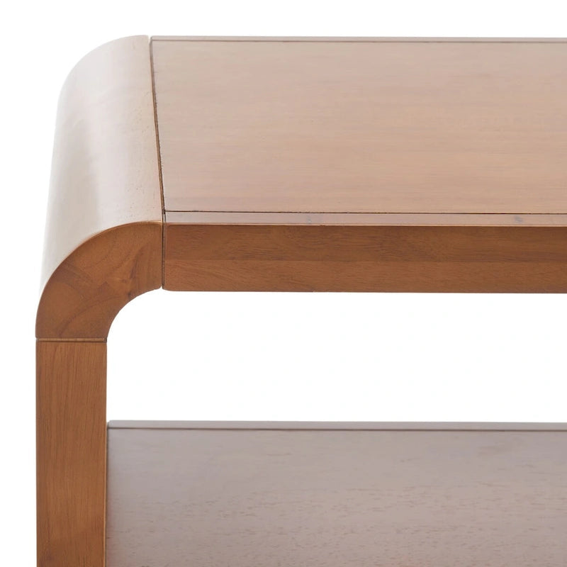 Console 2 étages Maybell – 32 L x 15 P x 30 H – 53 L x 17 P x 30 H