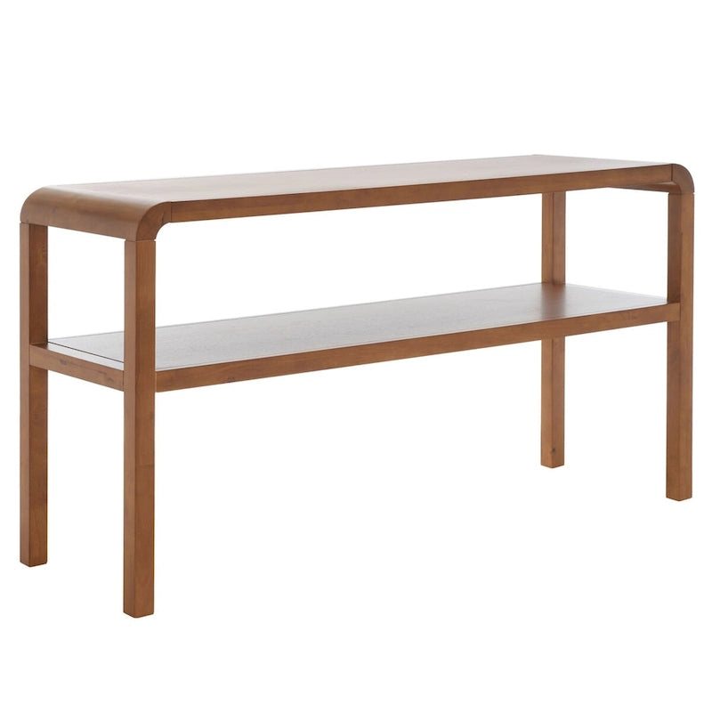 Console 2 étages Maybell – 32 L x 15 P x 30 H – 53 L x 17 P x 30 H