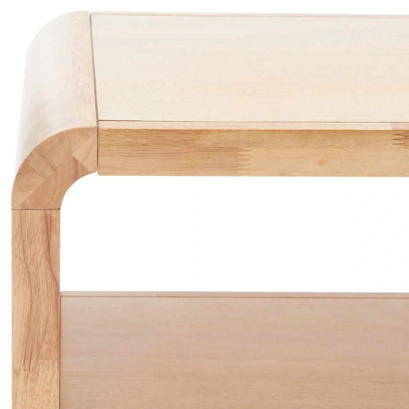 Console 2 étages Maybell – 32 L x 15 P x 30 H – 53 L x 17 P x 30 H