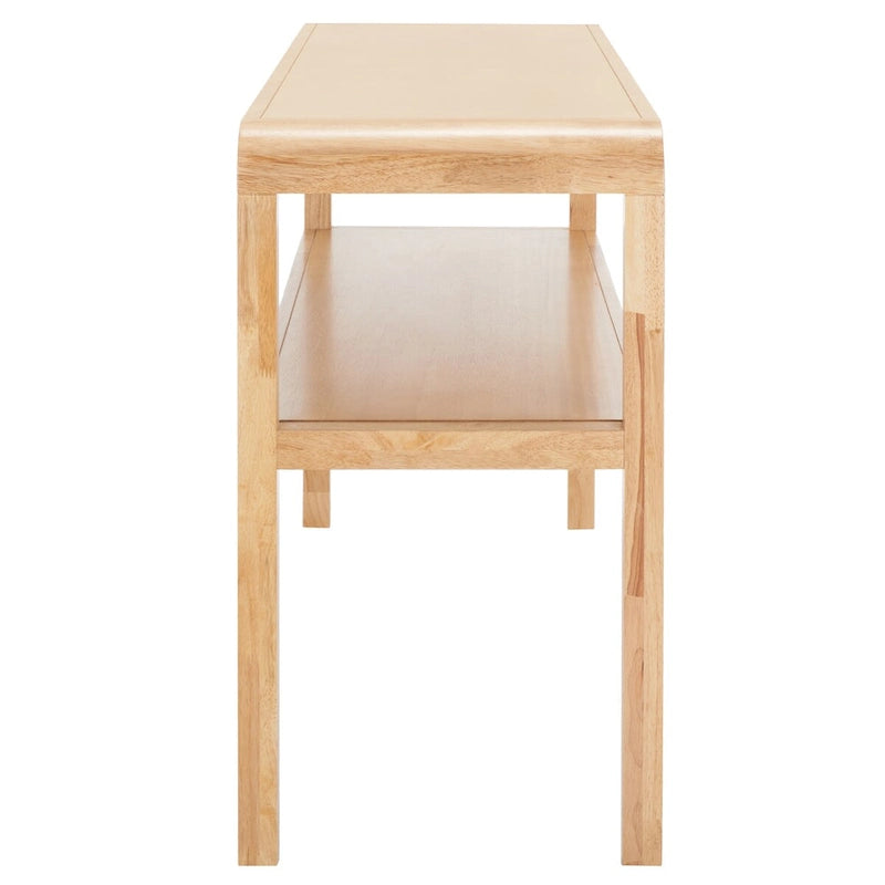 Console 2 étages Maybell – 32 L x 15 P x 30 H – 53 L x 17 P x 30 H