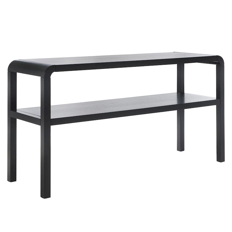 Console 2 étages Maybell – 32 L x 15 P x 30 H – 53 L x 17 P x 30 H